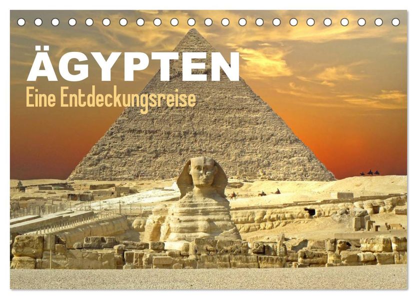 Ägypten - Eine Entdeckungsreise (Tischkalender 2027 DIN A5 quer) CALVENDO Monatskalender