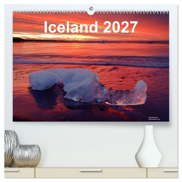 Iceland 2027 (High Quality Premium Wall Calendar 2027 DIN A2 landscape)CALVENDO 12 Month Wall Calendar