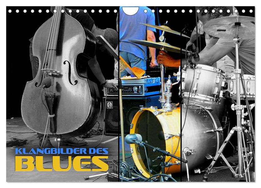 Klangbilder des Blues (Wandkalender 2027 DIN A4 quer) CALVENDO Monatskalender
