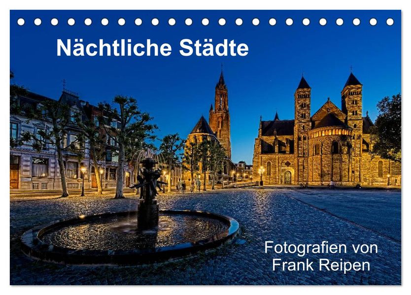 Nächtliche Städte (Tischkalender 2027 DIN A5 quer) CALVENDO Monatskalender