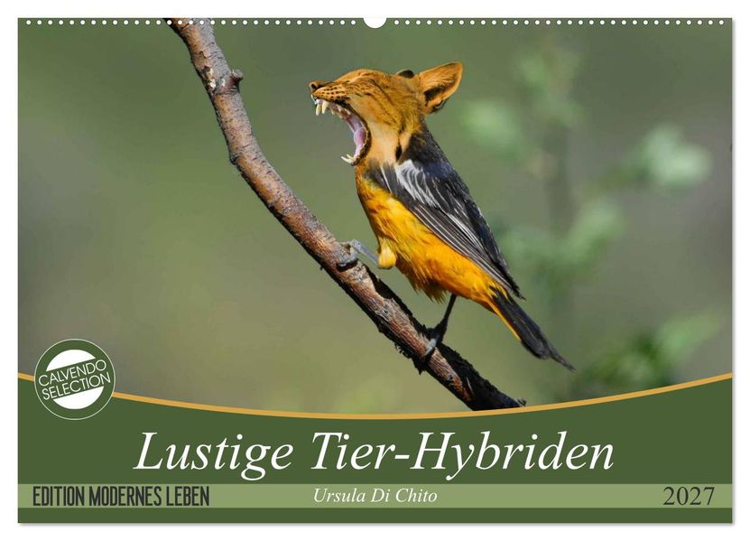 Lustige Tier-Hybriden (Wandkalender 2027 DIN A2 quer) CALVENDO Monatskalender