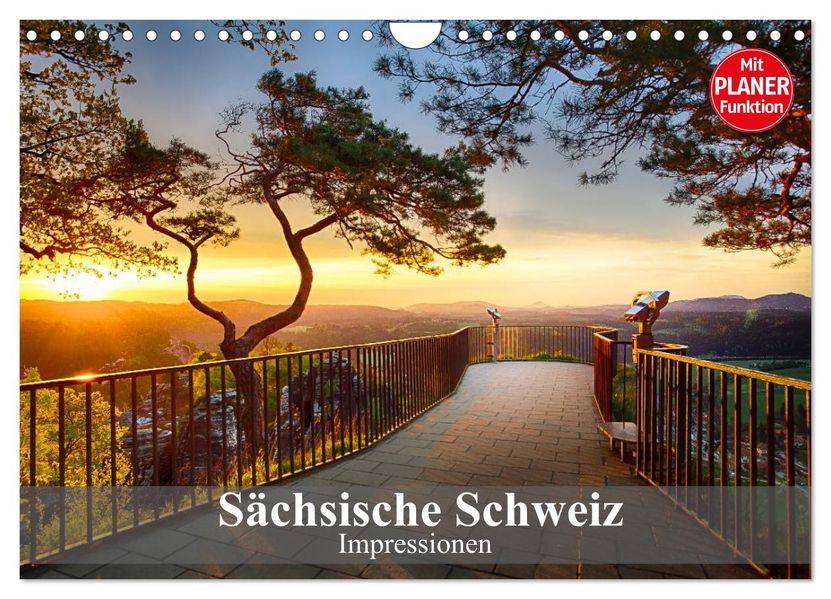 Sächsische Schweiz - Impressionen (Wandkalender 2027 DIN A4 quer) CALVENDO Monatskalender