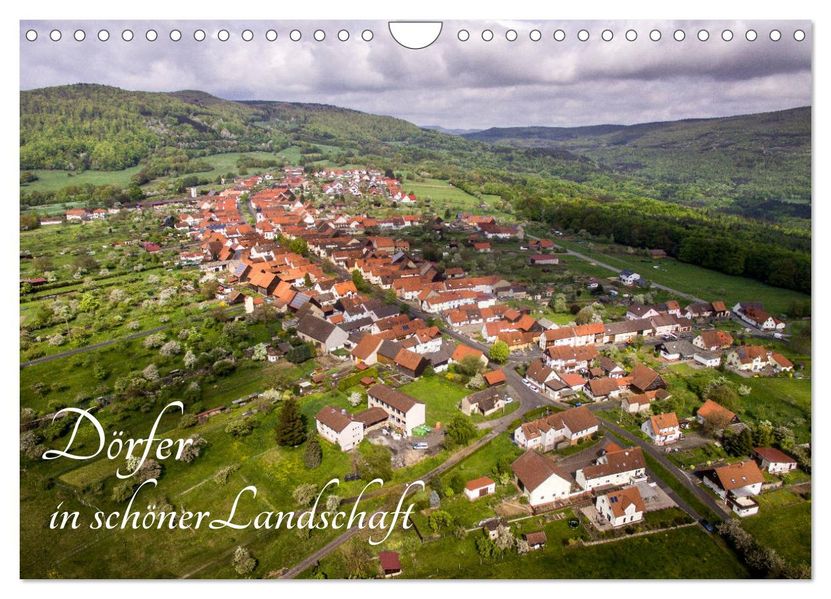 Dörfer in schöner Landschaft (Wandkalender 2027 DIN A4 quer) CALVENDO Monatskalender