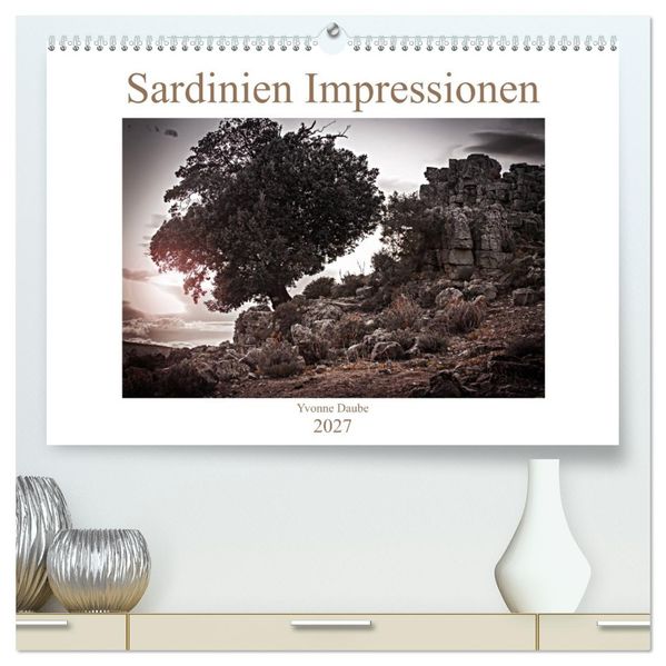 Sardinien Impressionen (hochwertiger Premium Wandkalender 2027 DIN A2 quer) Kunstdruck in Hochglanz
