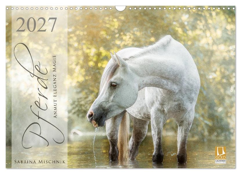 Pferde - Anmut Eleganz Magie (Wandkalender 2027 DIN A3 quer) CALVENDO Monatskalender