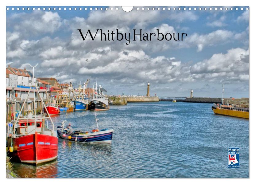 Whitby Harbour (Wall Calendar 2027 DIN A3 landscape) CALVENDO 12 Month Wall Calendar