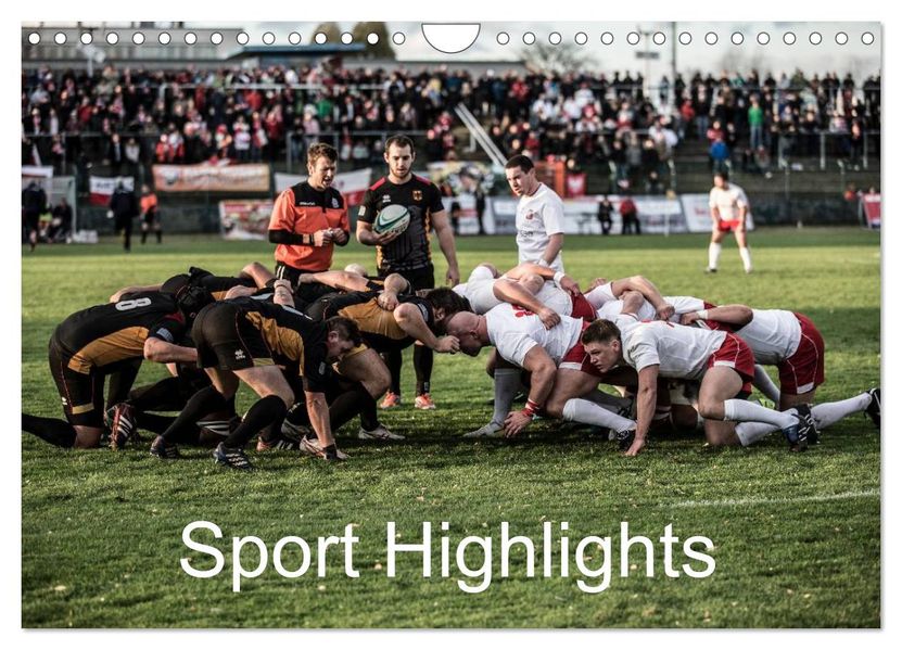 Sport Highlights (Wandkalender 2027 DIN A4 quer) CALVENDO Monatskalender