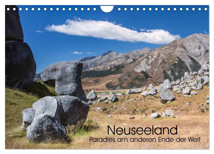 Neuseeland - Paradies am anderen Ende der Welt (Wandkalender 2027 DIN A4 quer) CALVENDO Monatskalender