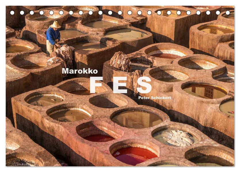Marokko - Fes (Tischkalender 2027 DIN A5 quer) CALVENDO Monatskalender