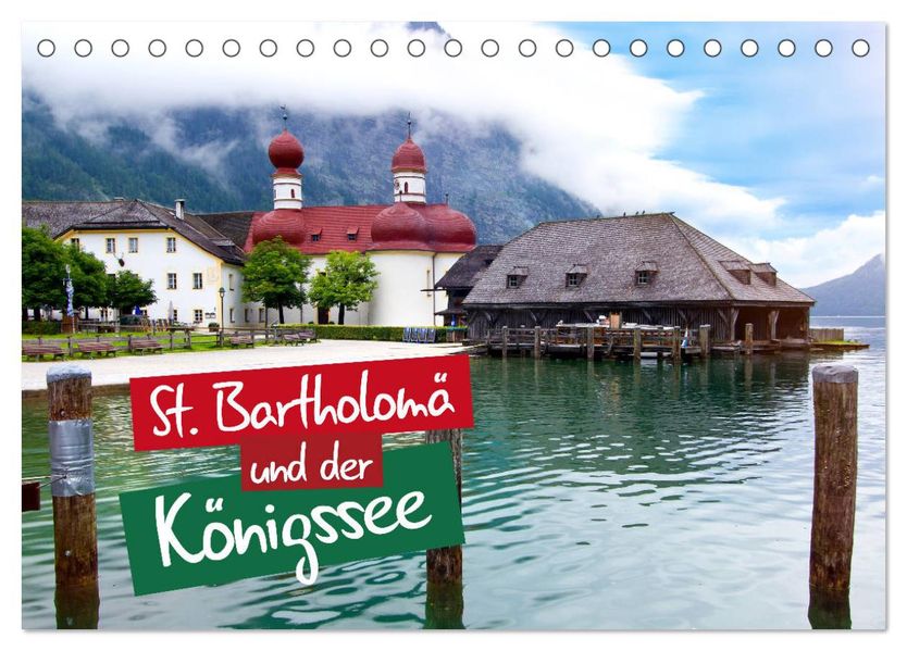 St. Bartholomä und der Königssee (Tischkalender 2027 DIN A5 quer) CALVENDO Monatskalender