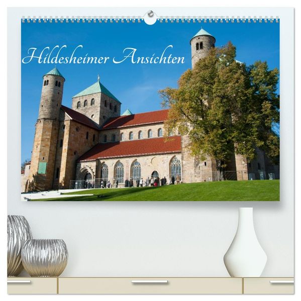 Hildesheimer Ansichten (hochwertiger Premium Wandkalender 2027 DIN A2 quer) Kunstdruck in Hochglanz