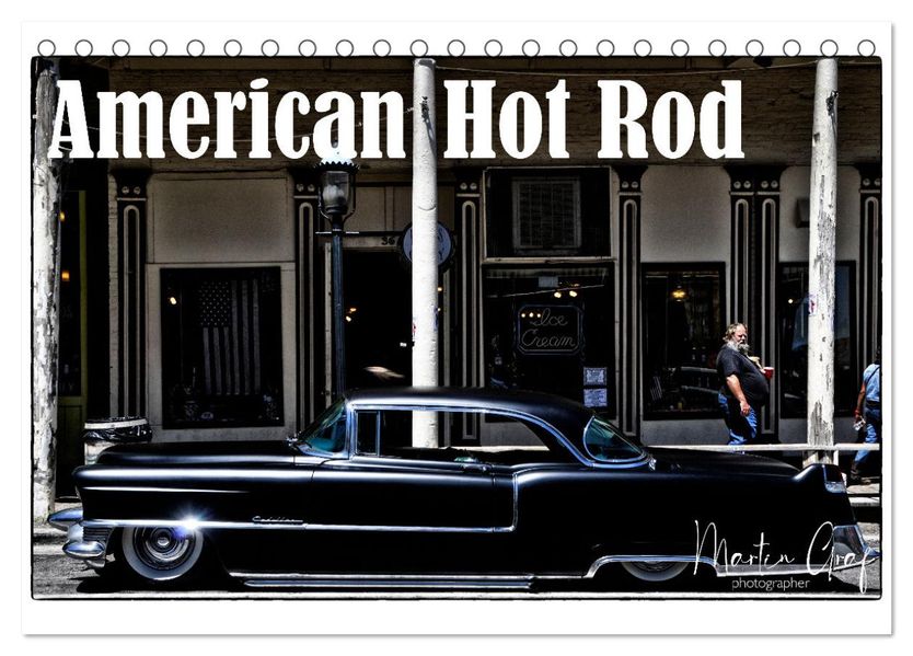 American Hot Rod (Tischkalender 2027 DIN A5 quer) CALVENDO Monatskalender