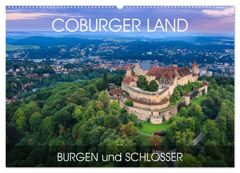 Coburger Land - Burgen und Schlösser (Wandkalender 2027 DIN A2 quer) CALVENDO Monatskalender