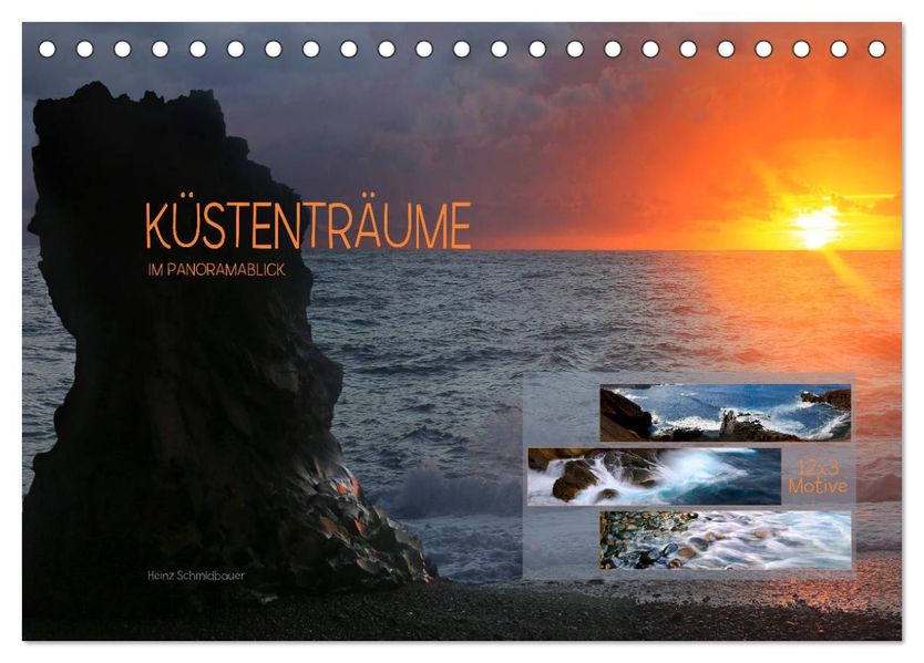 Küstenträume im Panoramablick (Tischkalender 2027 DIN A5 quer) CALVENDO Monatskalender