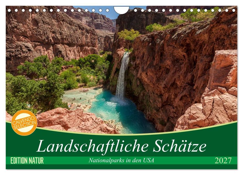 Landschaftliche Schätze (Wandkalender 2027 DIN A4 quer) CALVENDO Monatskalender