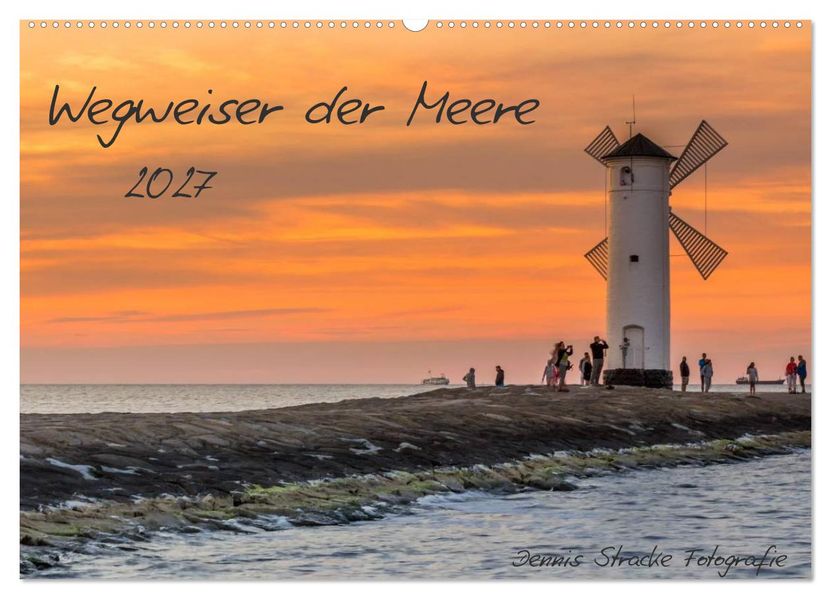 Wegweiser der Meere (Wandkalender 2027 DIN A2 quer) CALVENDO Monatskalender