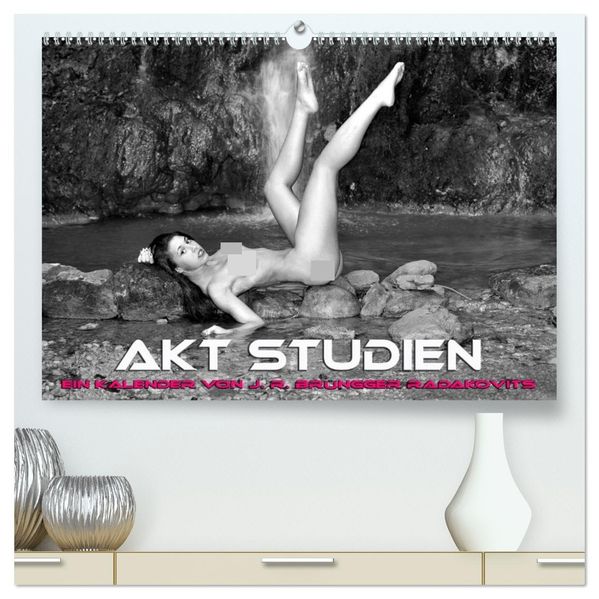 Akt Studien (hochwertiger Premium Wandkalender 2027 DIN A2 quer) Kunstdruck in Hochglanz