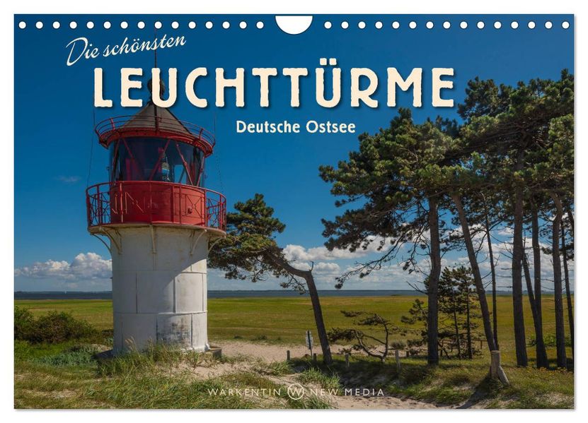 Die schönsten Leuchttürme - Deutsche Ostsee (Wandkalender 2027 DIN A4 quer) CALVENDO Monatskalender
