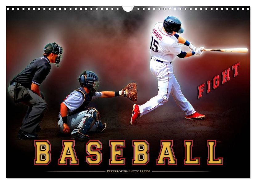Baseball - Fight (Wandkalender 2027 DIN A3 quer) CALVENDO Monatskalender