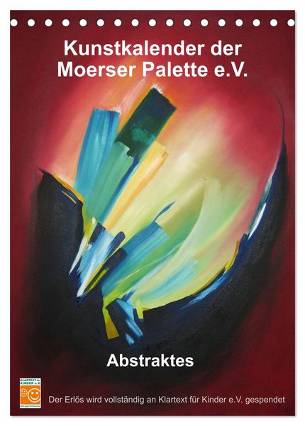 Kunstkalender der Moerser Palette e.V. - Abstraktes (Tischkalender 2027 DIN A5 hoch) CALVENDO Monatskalender