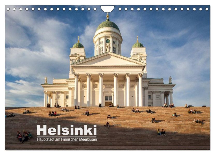 Helsinki - Hauptstadt am Finnischen Meerbusen (Wandkalender 2027 DIN A4 quer) CALVENDO Monatskalender