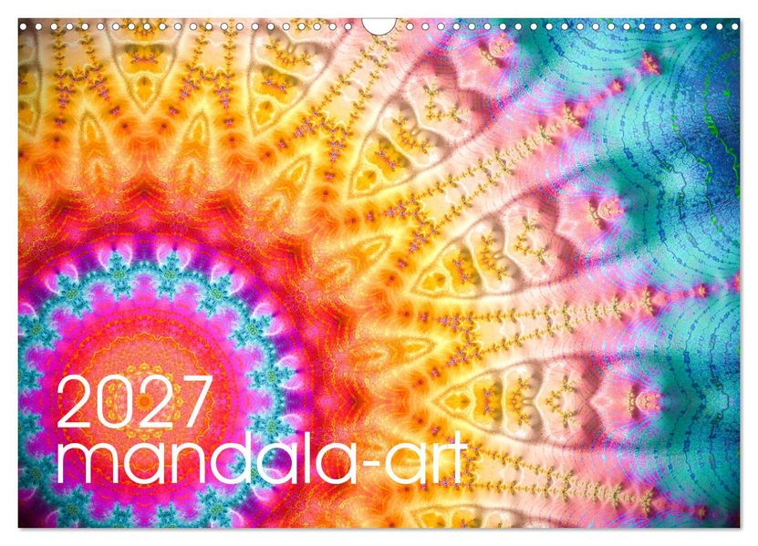 mandala-art (Wandkalender 2027 DIN A3 quer) CALVENDO Monatskalender