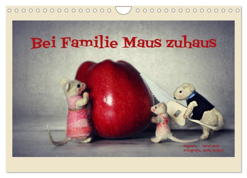 Bei Familie Maus zuhaus (Wandkalender 2027 DIN A4 quer) CALVENDO Monatskalender