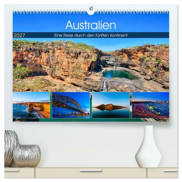 Australien - Travel The Gravel (hochwertiger Premium Wandkalender 2027 DIN A2 quer) Kunstdruck in Hochglanz