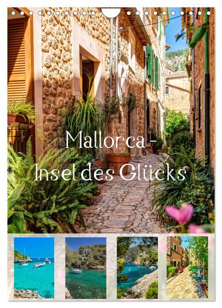 Mallorca - Insel des Glücks (Wandkalender 2027 DIN A4 hoch) CALVENDO Monatskalender