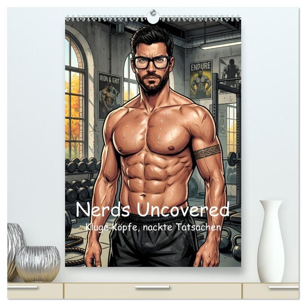 Nerds Uncovered - Kluge Köpfe nackte Tatsachen (hochwertiger Premium Wandkalender 2027 DIN A2 hoch) Kunstdruck in Hochglanz
