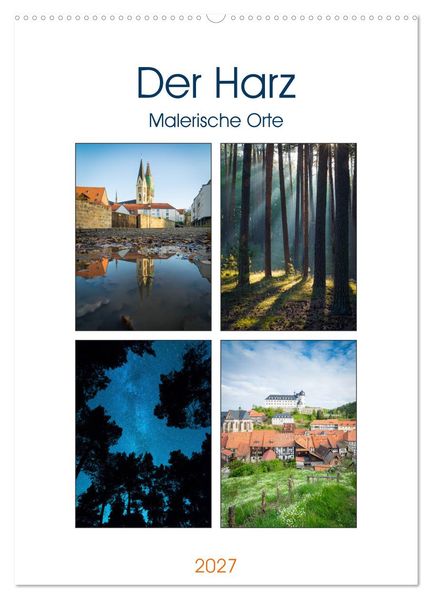 Der Harz - Malerische Orte (Wandkalender 2027 DIN A2 hoch) CALVENDO Monatskalender