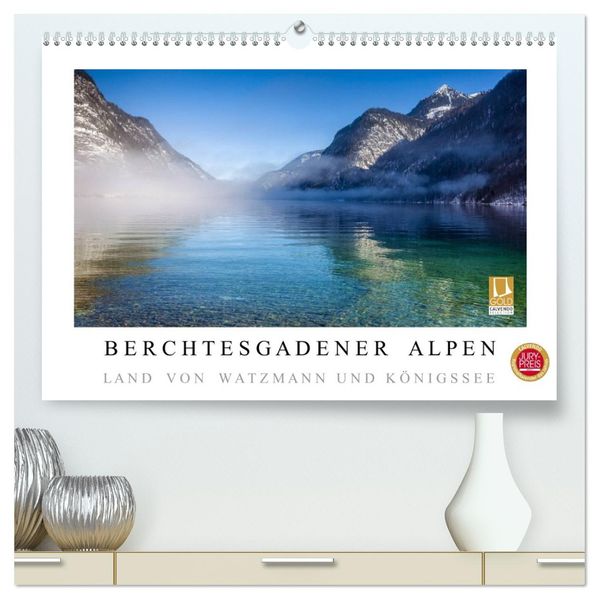 Berchtesgadener Alpen - Land von Watzmann und Königssee (hochwertiger Premium Wandkalender 2027 DIN A2 quer) Kunstdruck in Hochglanz