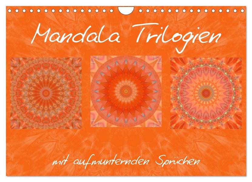 Mandala Trilogien (Wandkalender 2027 DIN A4 quer) CALVENDO Monatskalender