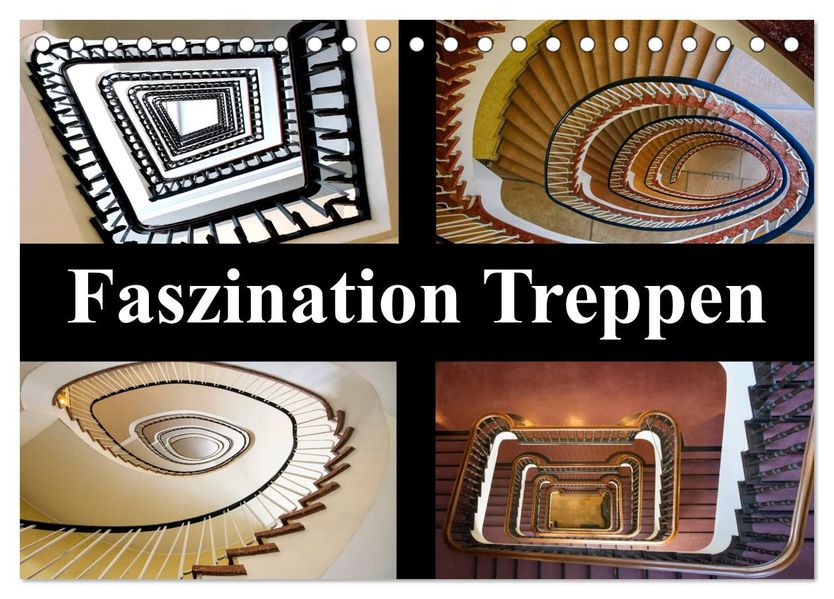 Faszination Treppen (Tischkalender 2027 DIN A5 quer) CALVENDO Monatskalender
