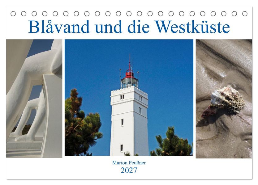 Blavand und die Westküste (Tischkalender 2027 DIN A5 quer) CALVENDO Monatskalender
