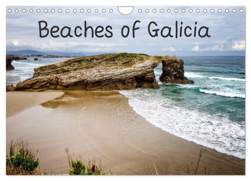 Beaches of Galicia (Wall Calendar 2027 DIN A4 landscape) CALVENDO 12 Month Wall Calendar