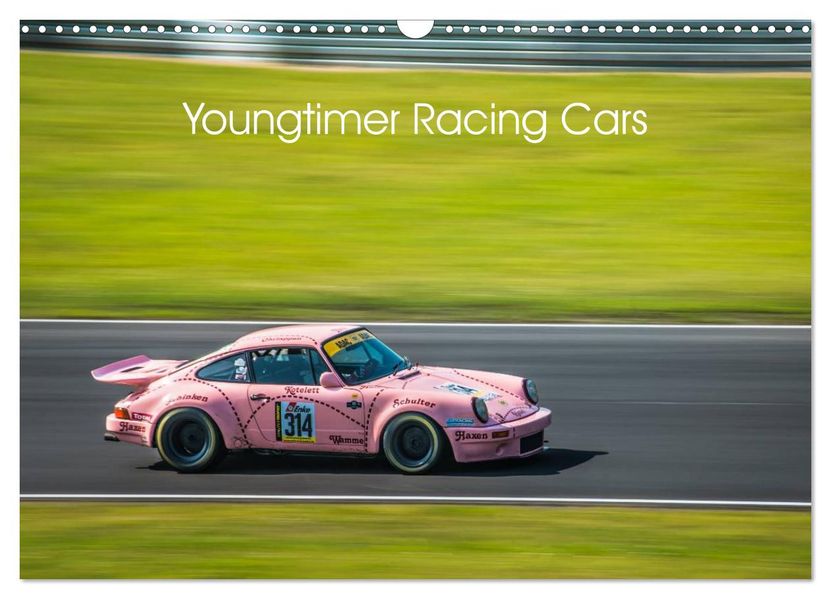 Youngtimer Racing Cars (Wandkalender 2027 DIN A3 quer) CALVENDO Monatskalender