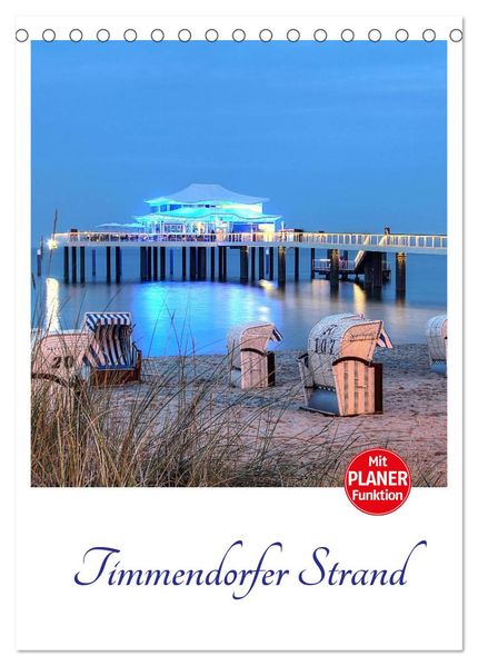 Timmendorfer Strand (Tischkalender 2027 DIN A5 hoch) CALVENDO Monatskalender