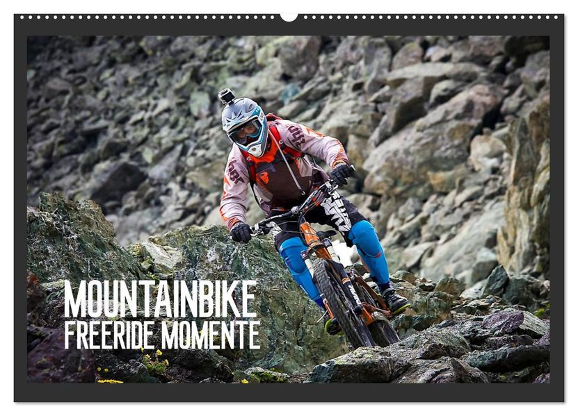 Mountainbike Freeride Momente (Wandkalender 2027 DIN A2 quer) CALVENDO Monatskalender