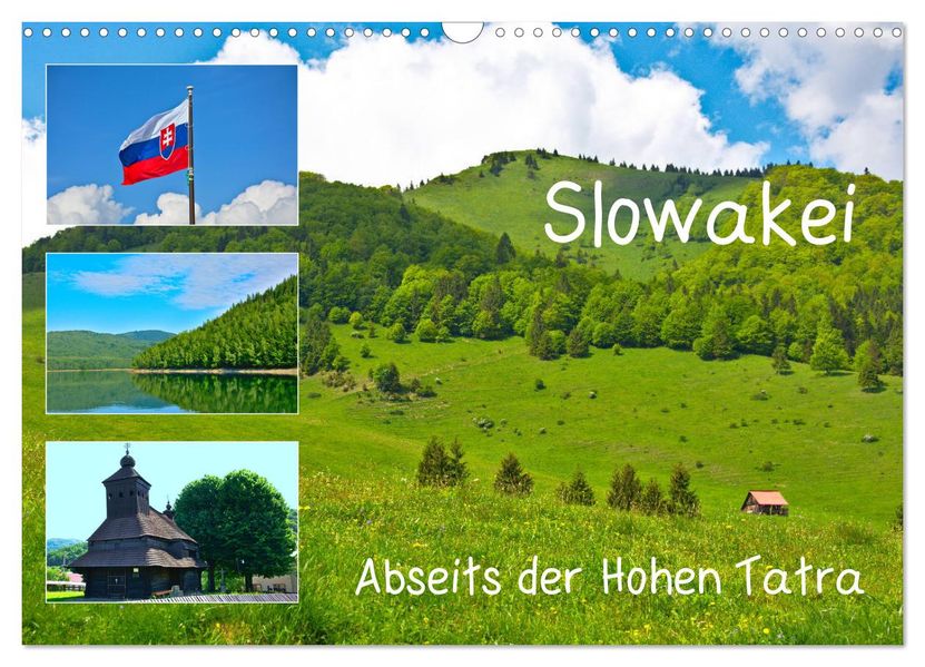 Slowakei - Abseits der Hohen Tatra (Wandkalender 2027 DIN A3 quer) CALVENDO Monatskalender