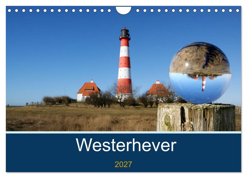 Westerhever (Wandkalender 2027 DIN A4 quer) CALVENDO Monatskalender
