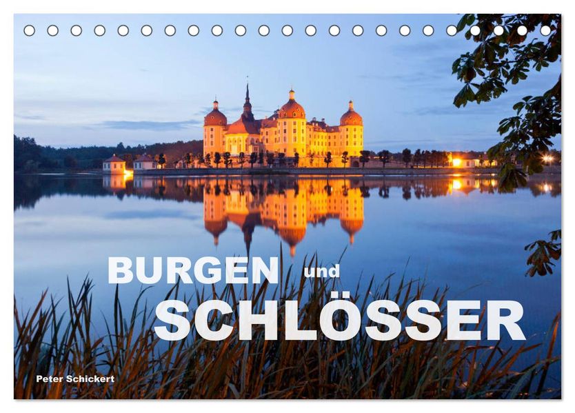 Burgen und Schlösser (Tischkalender 2027 DIN A5 quer) CALVENDO Monatskalender