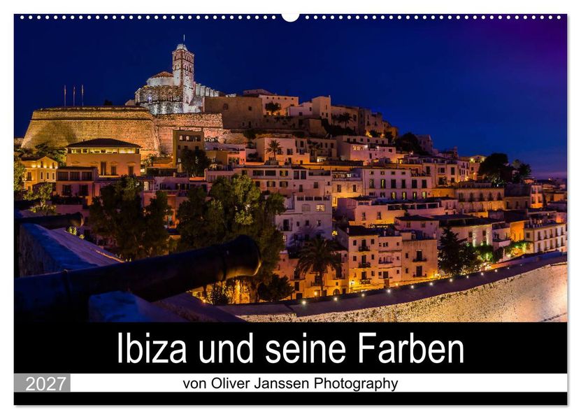 Ibiza und seine Farben (Wandkalender 2027 DIN A2 quer) CALVENDO Monatskalender