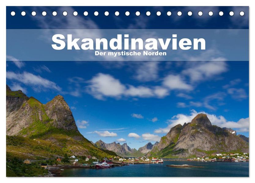 Skandinavien - Der mystische Norden (Tischkalender 2027 DIN A5 quer) CALVENDO Monatskalender