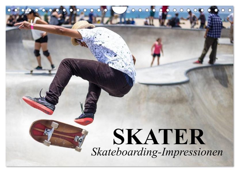 Skater. Skateboarding-Impressionen (Wandkalender 2027 DIN A4 quer) CALVENDO Monatskalender