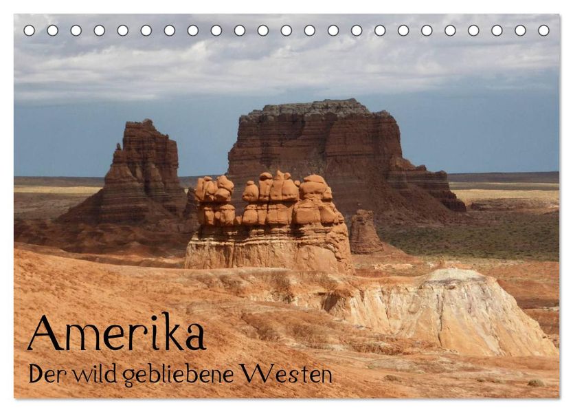 Amerika - Der wild gebliebene Westen (Tischkalender 2027 DIN A5 quer) CALVENDO Monatskalender