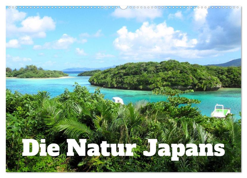 Die Natur Japans (Wandkalender 2027 DIN A2 quer) CALVENDO Monatskalender