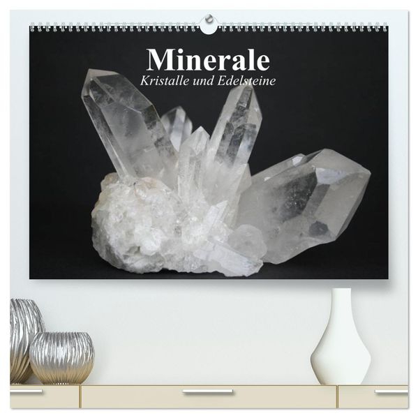 Minerale. Kristalle und Edelsteine (hochwertiger Premium Wandkalender 2027 DIN A2 quer) Kunstdruck in Hochglanz