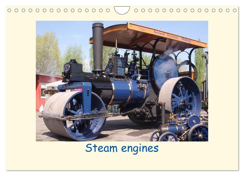 Steam engines (Wall Calendar 2027 DIN A4 landscape) CALVENDO 12 Month Wall Calendar