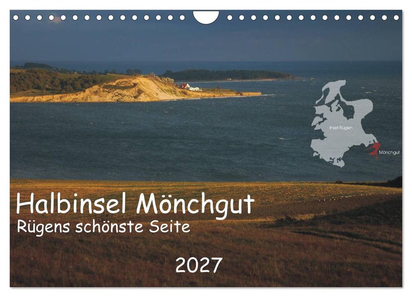 Halbinsel Mönchgut - Rügens schönste Seite (Wandkalender 2027 DIN A4 quer) CALVENDO Monatskalender